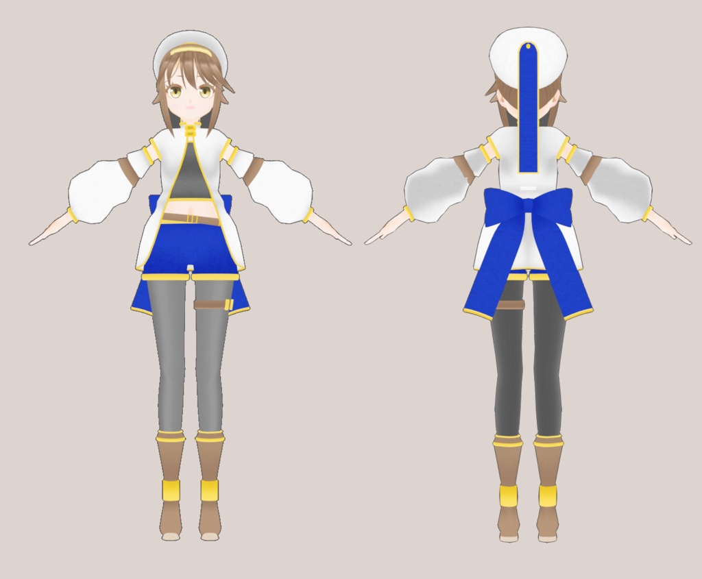 【新人冒険家ユウ】オリジナル3Dアバター