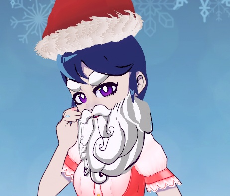 Santa Beard vroid custom