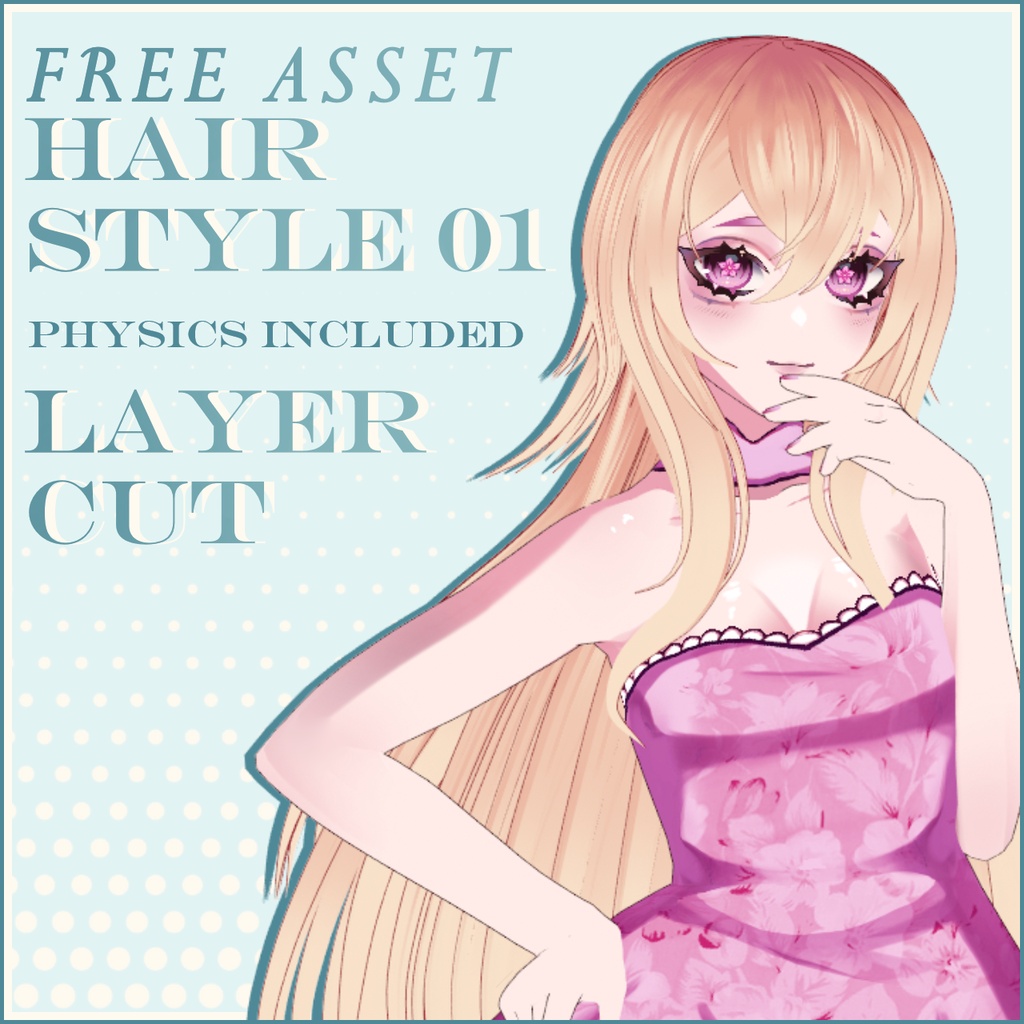 [FREE] VRoid Hairstyle 01 | Layer Cut