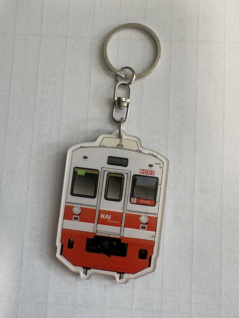 ジャカルタ首都圏電鉄キーホルダー