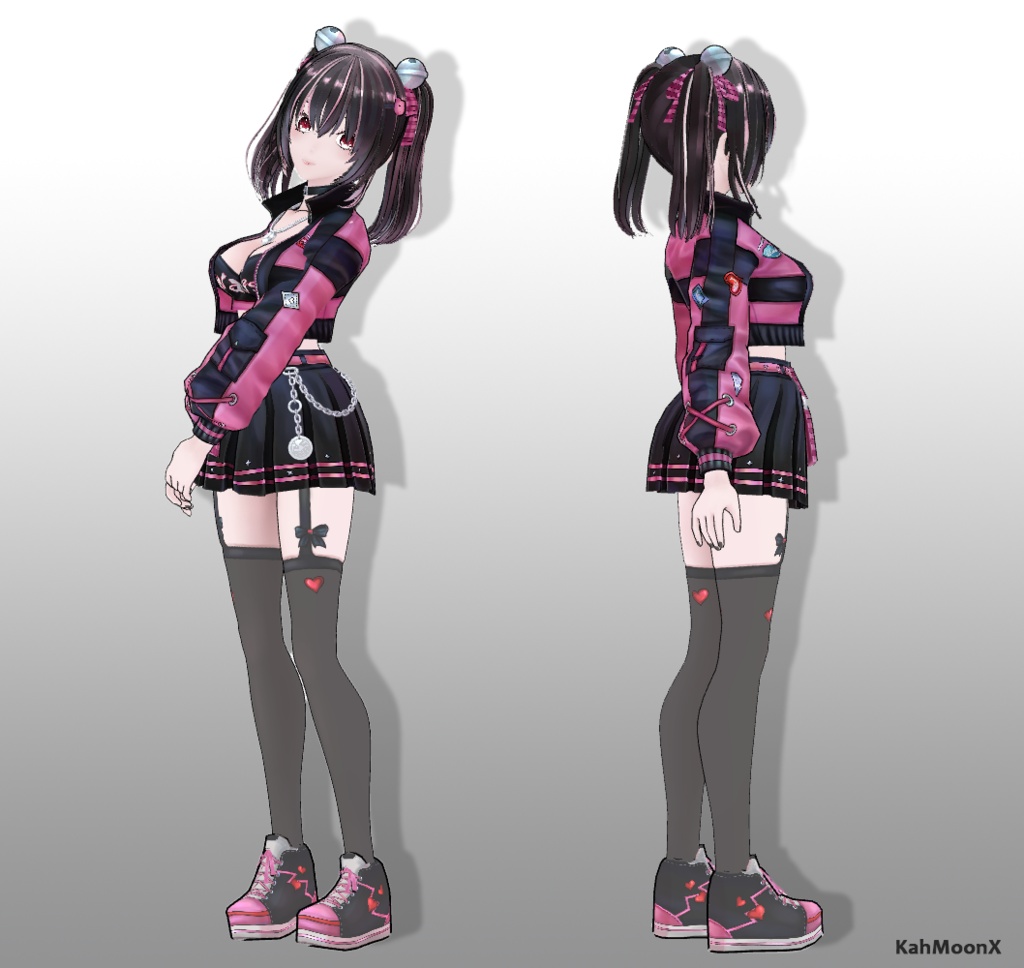 【オリジナル】Akane|VRChatアバター|Quest対応|iOS対応|Warudo対応
