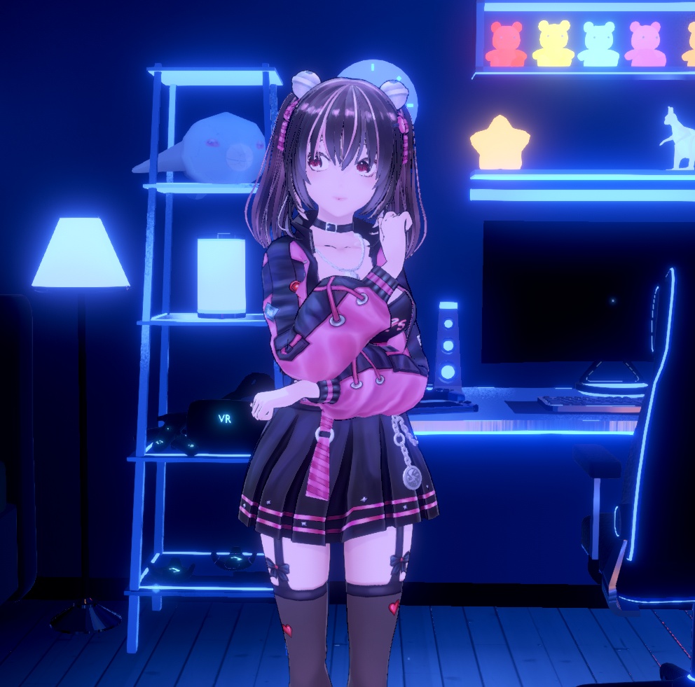 【オリジナル】Akane|VRChatアバター|Quest対応|iOS対応|Warudo対応