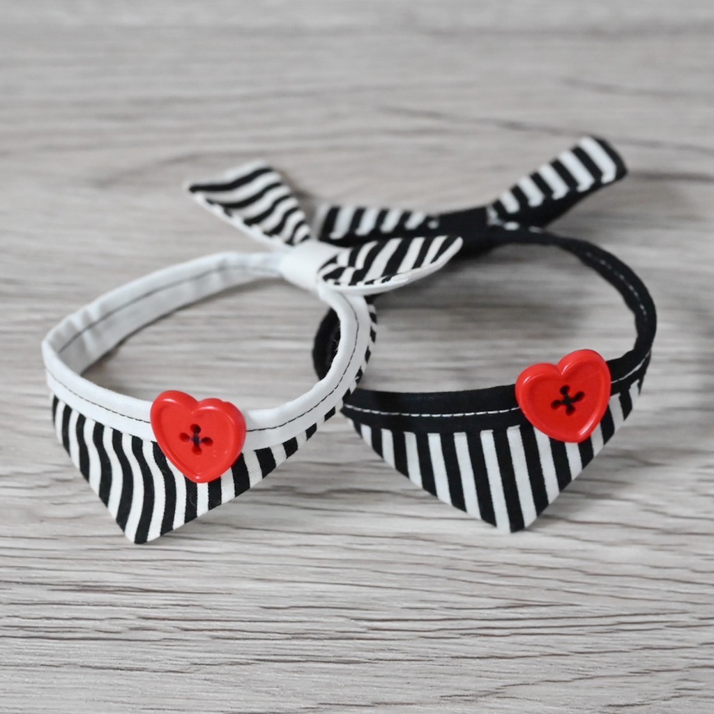 12/2 22時~【単品】通常もち/こもち用モノクロ+ハートバンダナ