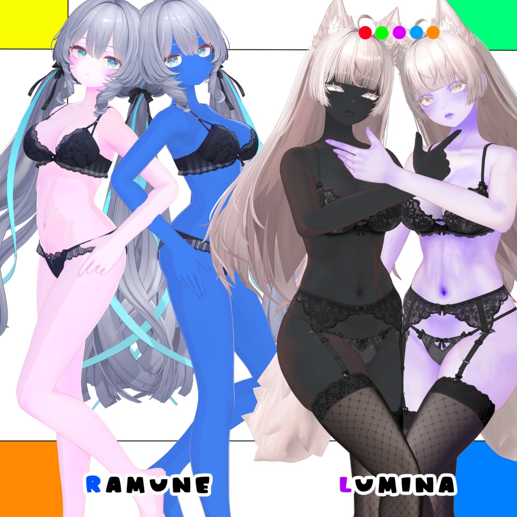 ððRe:Skin color Setðã17avatar 10colorã