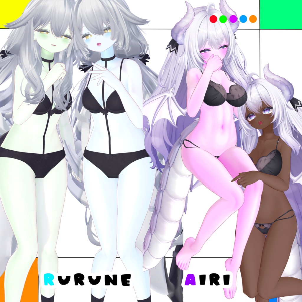 ððRe:Skin color Setðã17avatar 10colorã