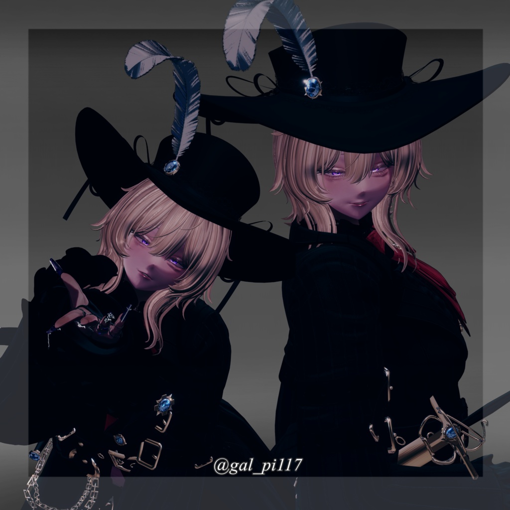 🍑MONESHADOW🍑【汎用 lilToonプリセット】