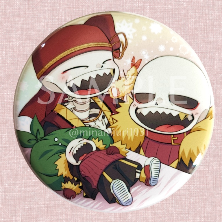 ①ばはうまくかー缶バッジ