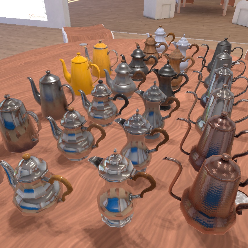 傾けると水の出るポット 24種セット