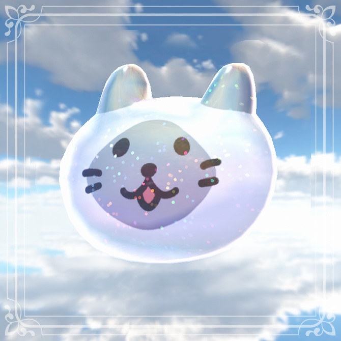 大人ねこ立体シール