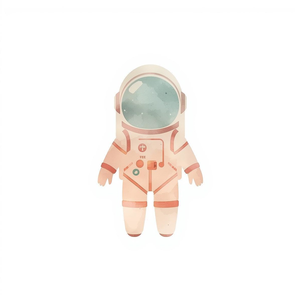 水彩×可愛い×先鋭的 宇宙クリップアート 10種セット
