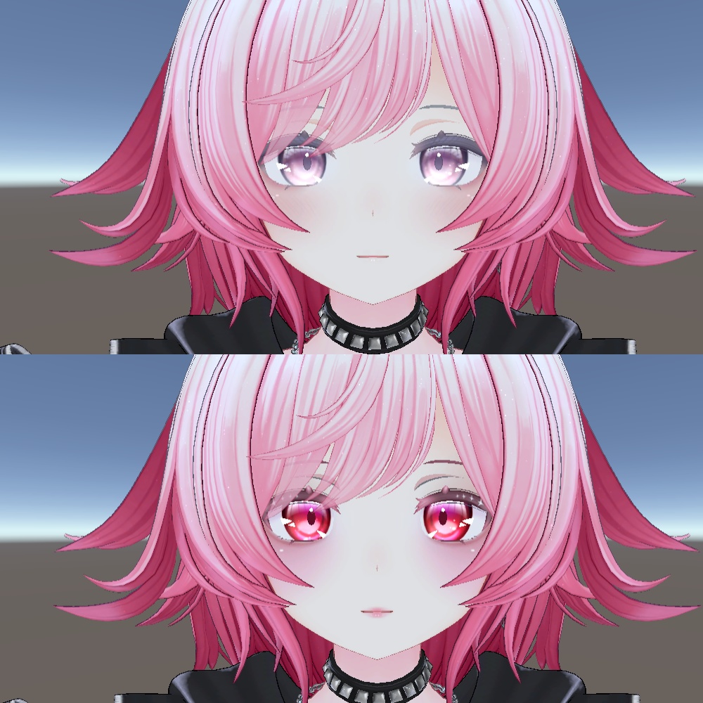 「むろむ」Shiny Eye & Makeup テクスチャ