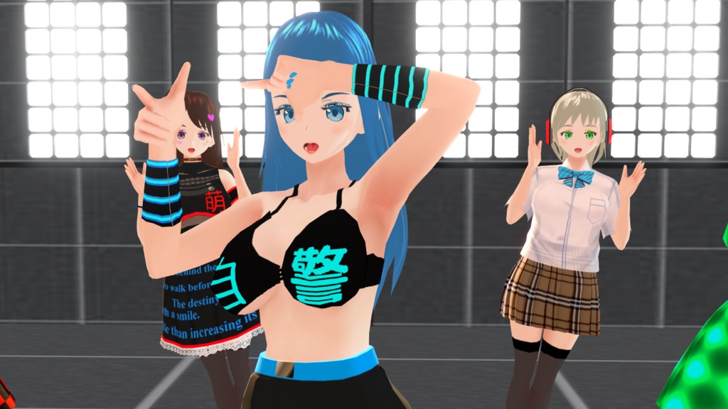 【MMD】桃香(服消しモーフ対応版)【オリジナル3Dモデル】