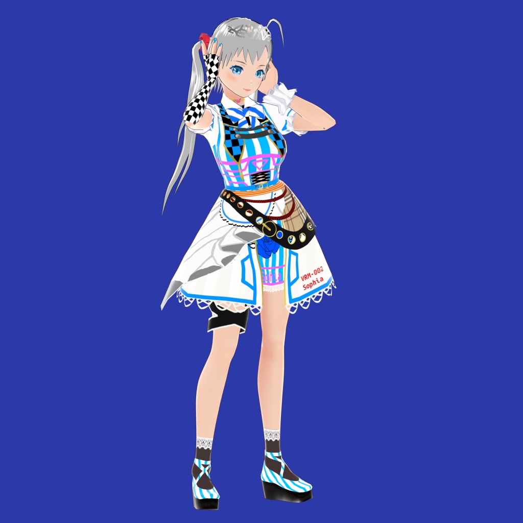 ソフィア【オリジナルVRMモデル・MMDモデル・VRoid用衣装同梱】