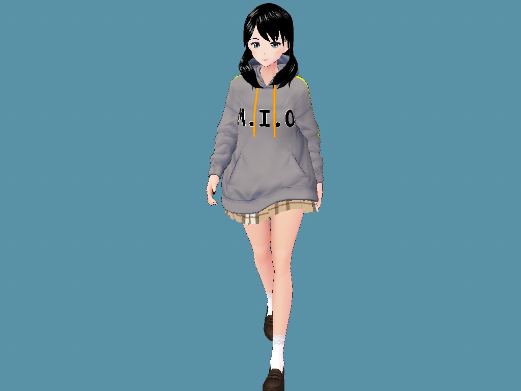 【VRoid】澪(新バージョン)【オリジナル3Dモデル】