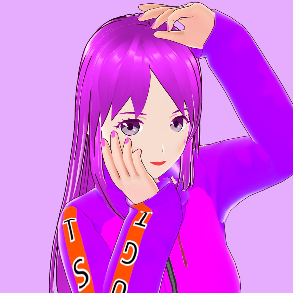 紬(つむぎ)【オリジナル3Dモデル(VRM)】