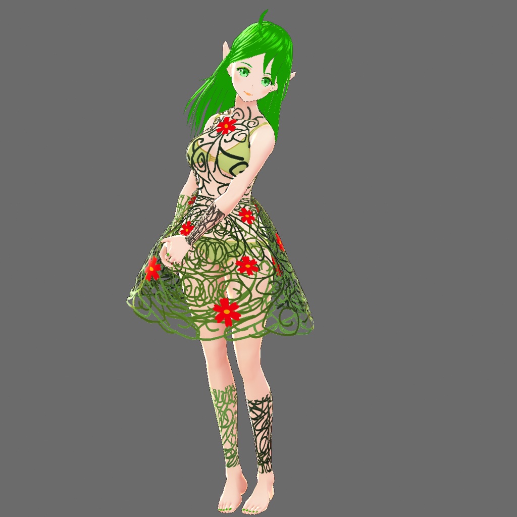 【VRoid】ドライアド【オリジナル3Dモデル】