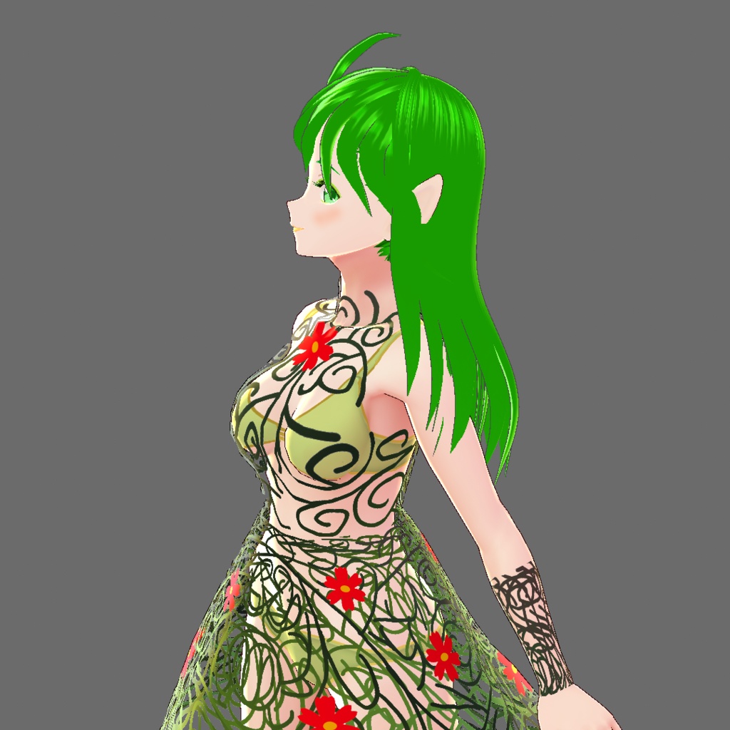 【VRoid】ドライアド【オリジナル3Dモデル】