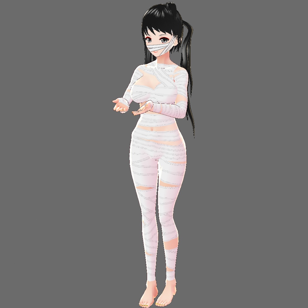 【VRoid】マミー【オリジナル3Dモデル】
