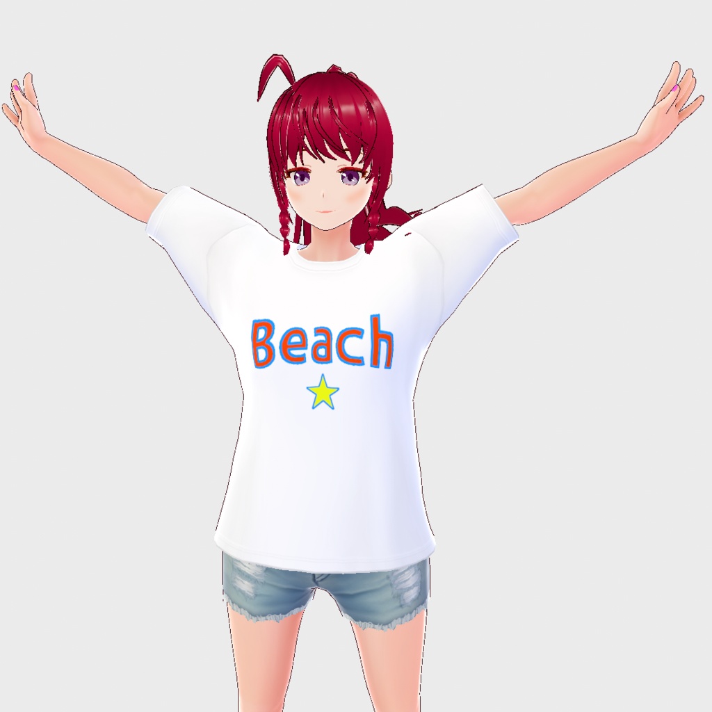 【VRoid】夏美【オリジナル3Dモデル】