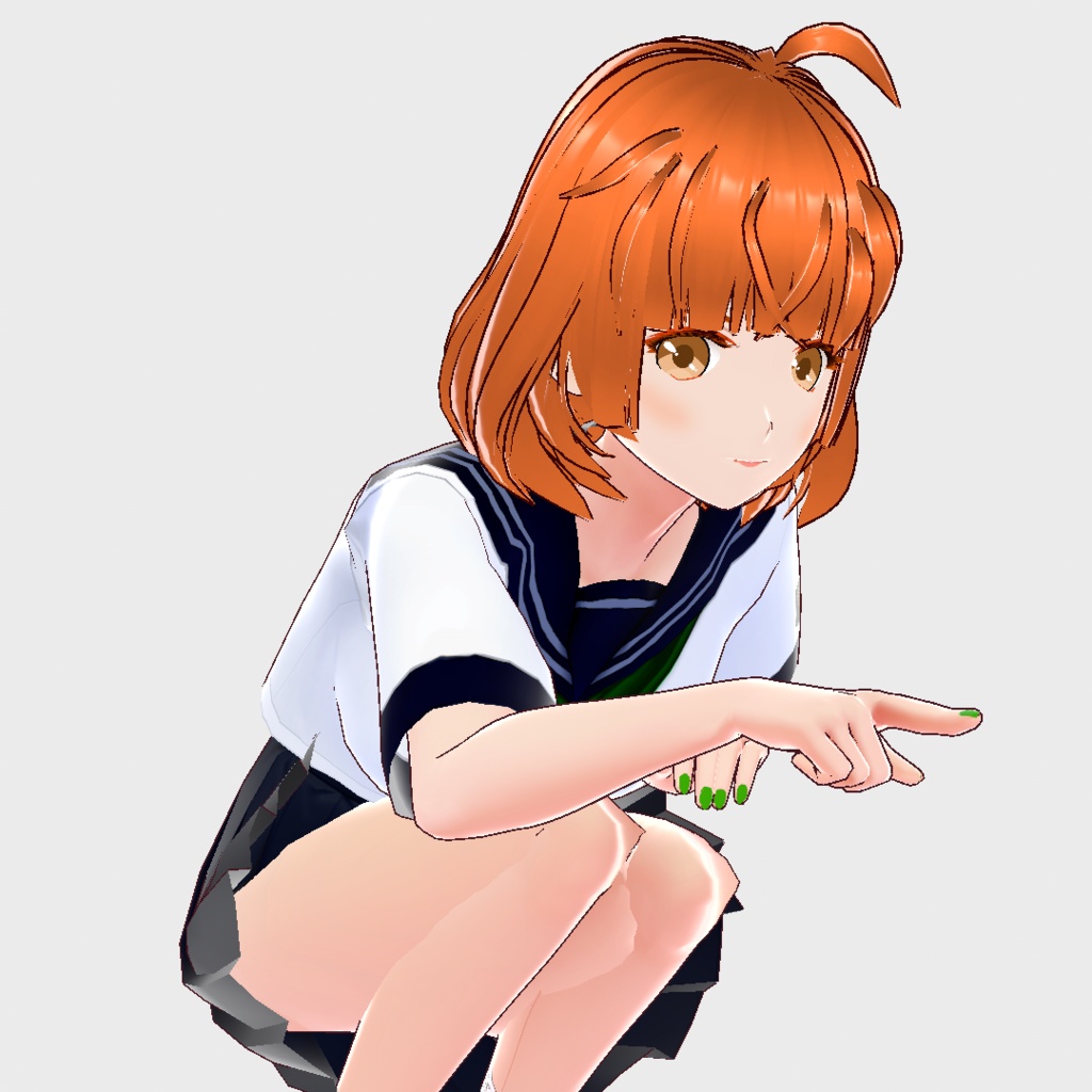 【VRoid】紗良【オリジナル3Dモデル】