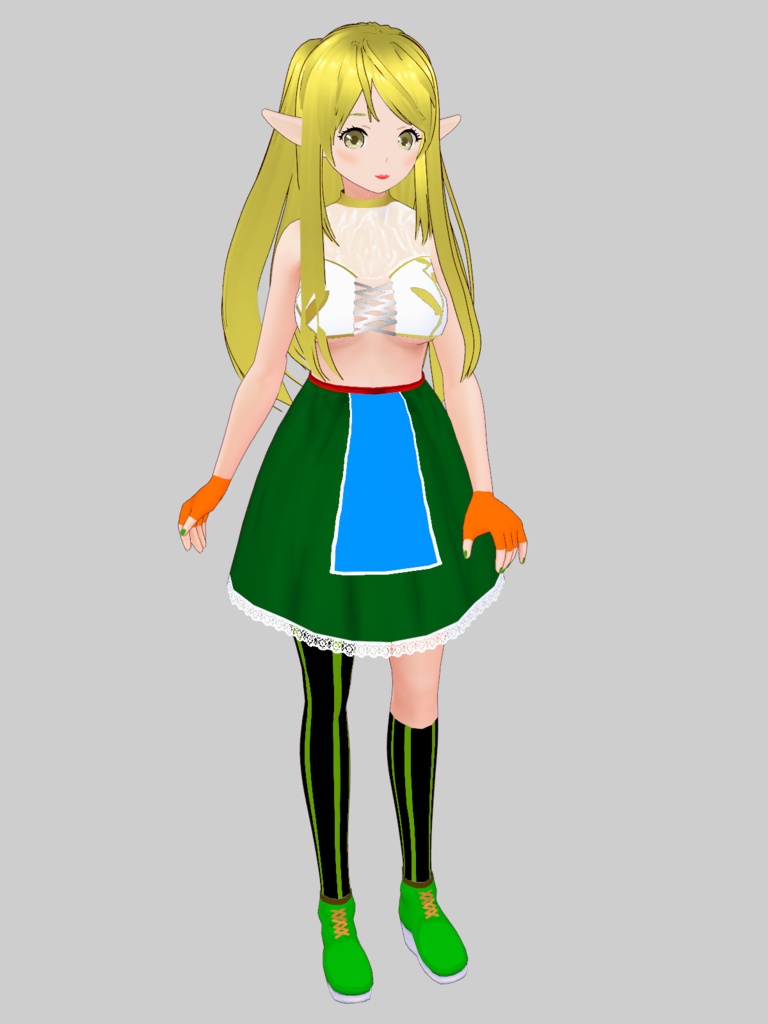 フィーナ【オリジナル3Dキャラ(VRM)】