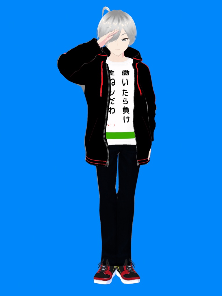 【VRoid】ゲーマー【オリジナル3Dモデル】