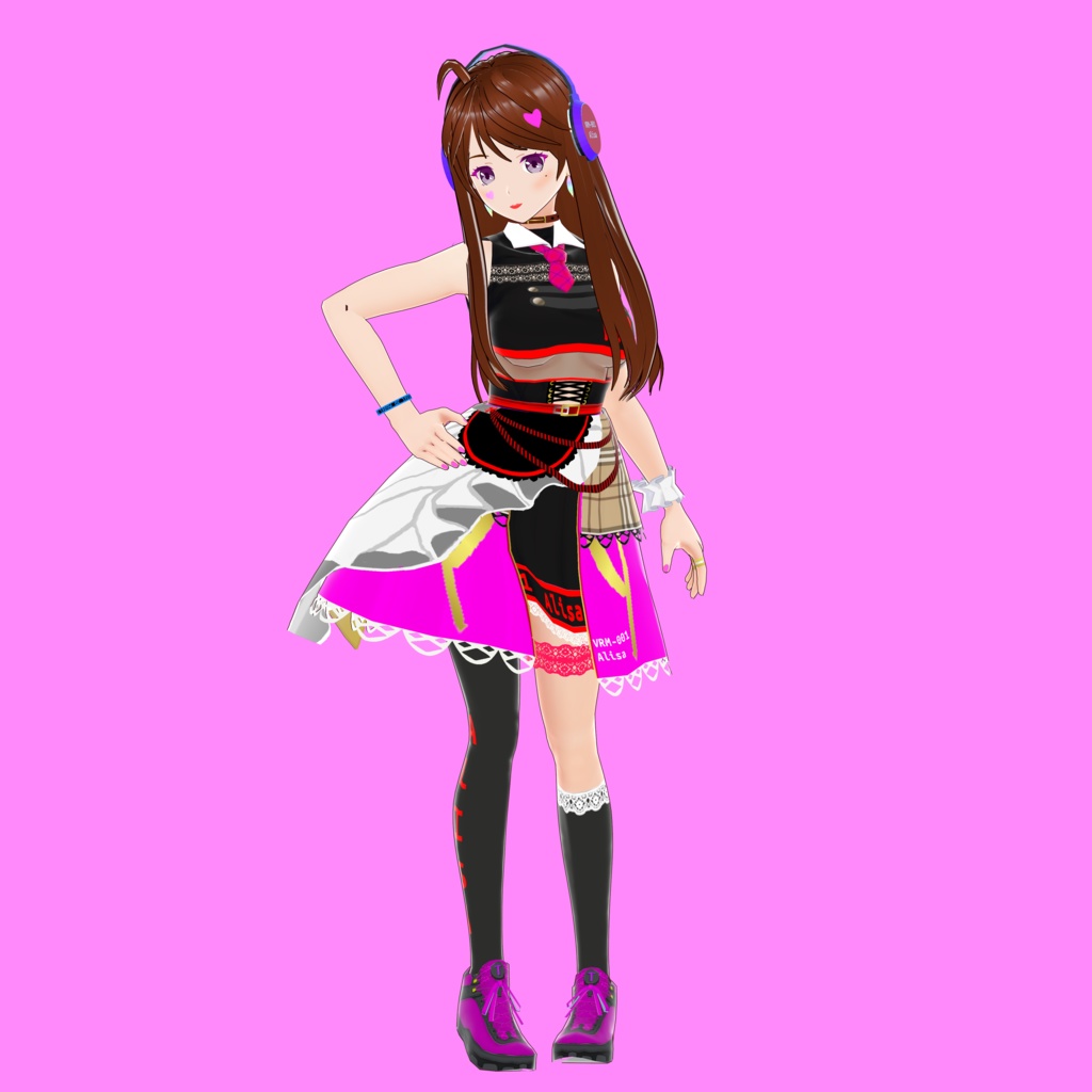 アリサ(Type Witch)【オリジナル3Dモデル(VRM)】