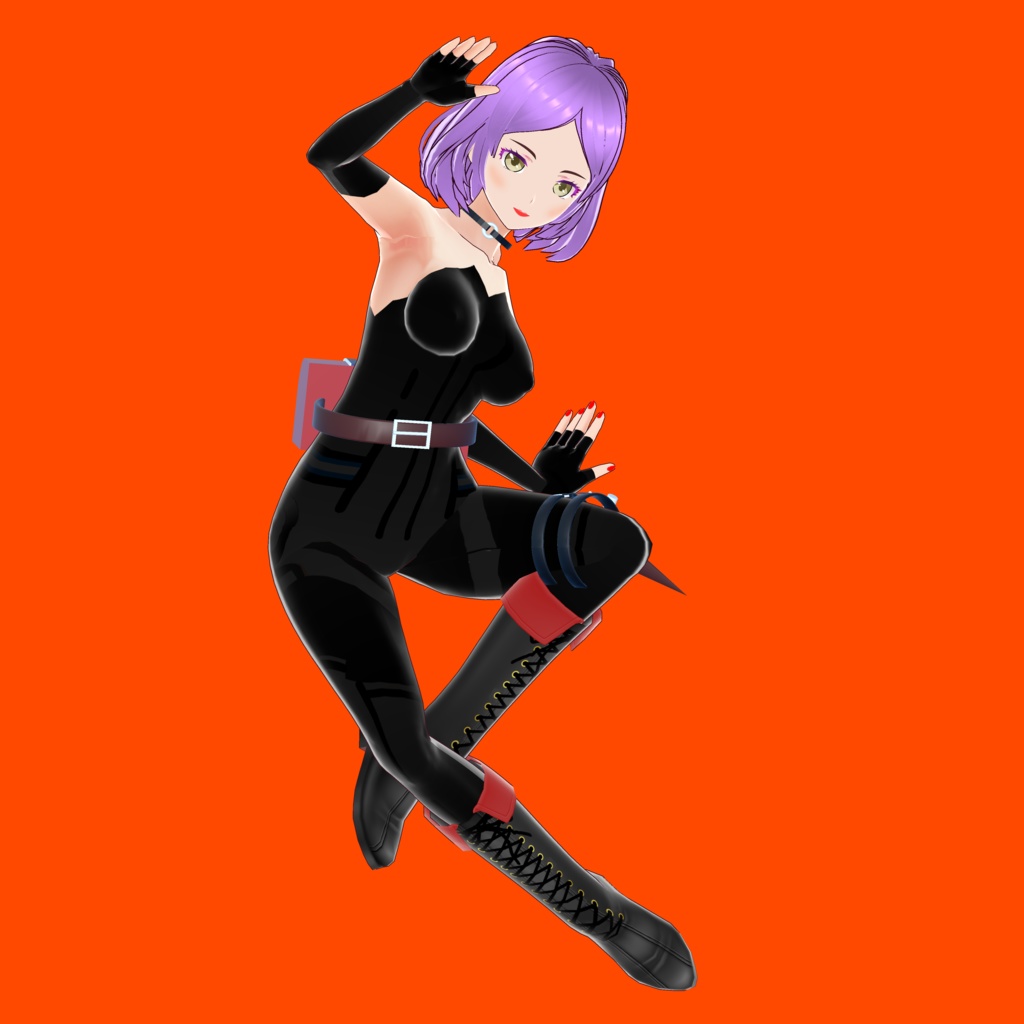 エマ V2【オリジナル3Dモデル(VRM)+VRoid Studio用衣装テクスチャファイル付】