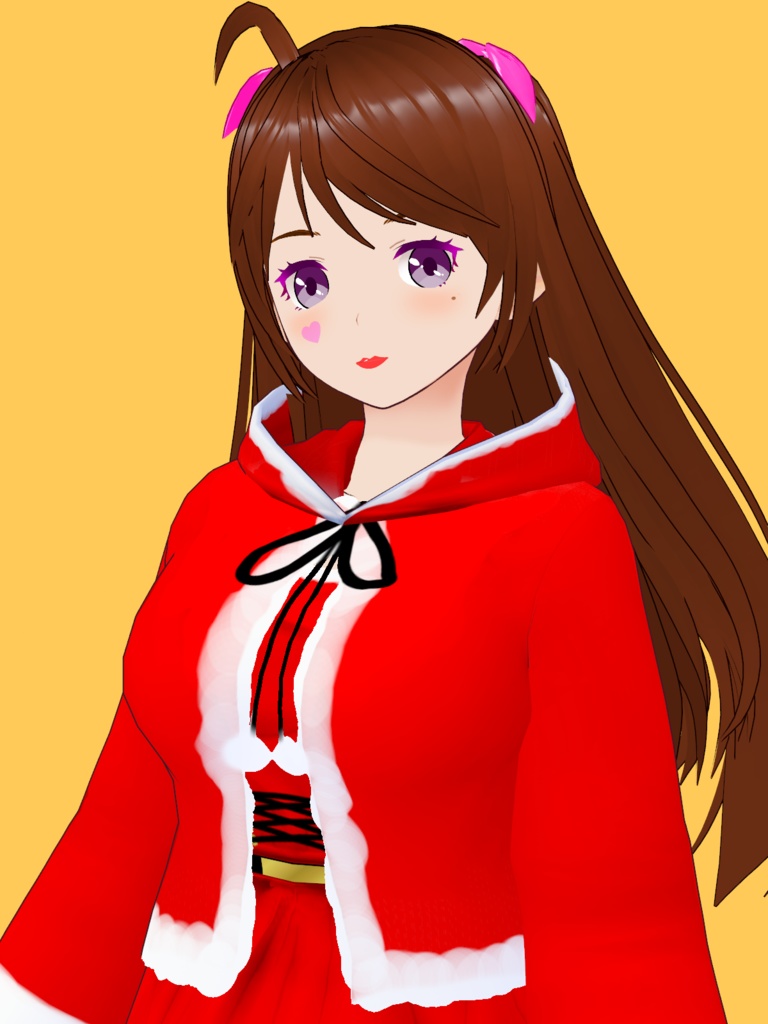 2022年サンタ女子衣装セット【VRoid Studio用カスタムアイテム】