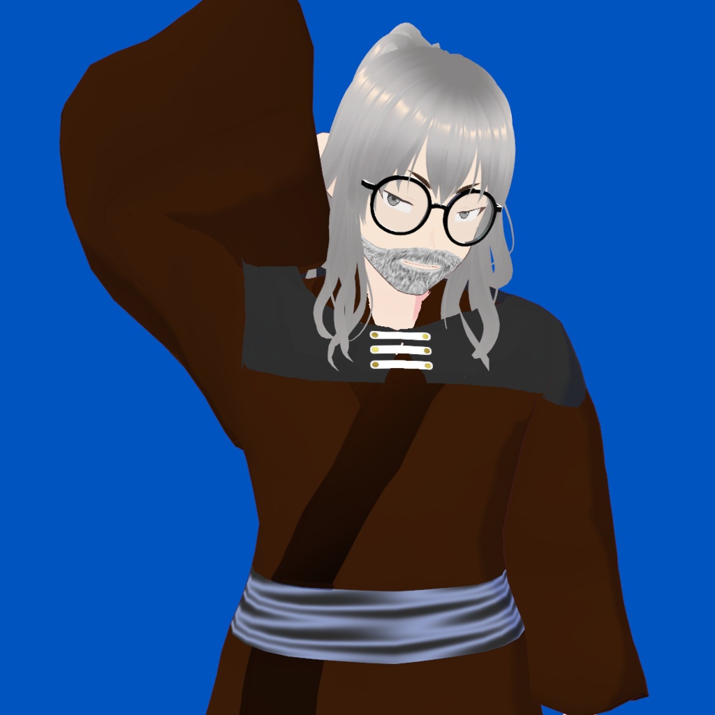【無料】大坂藩魔法学校生【オリジナル3Dモデル(VRM)+VRoid Studio用カスタムアイテム】