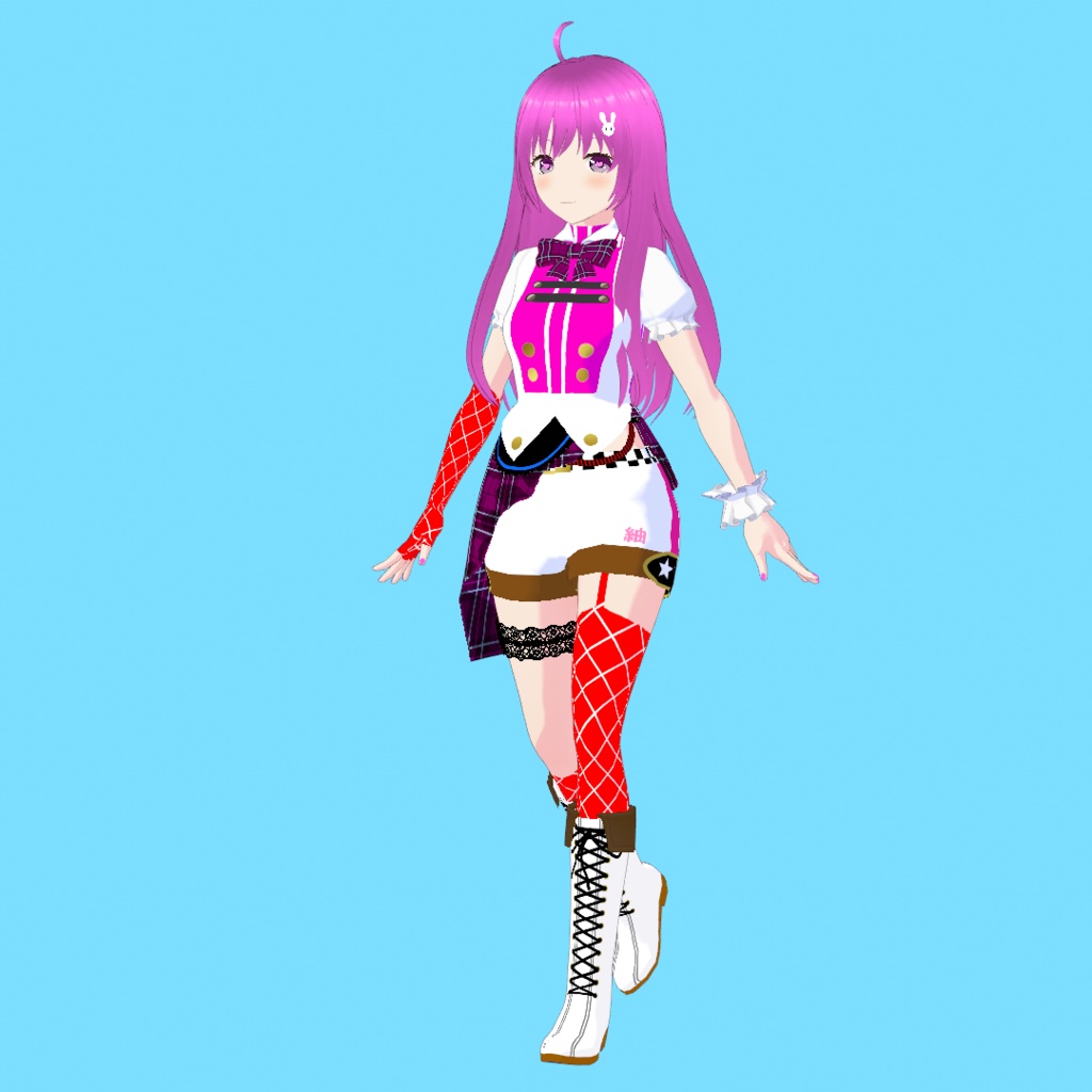 紬(つむぎ) V3【オリジナル3Dモデル(VRM・MMD)+VRoid Studio用衣装カスタムアイテム】