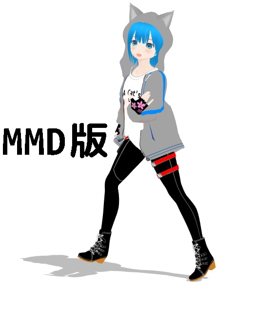 そら V2【オリジナル3Dモデル(VRM・MMD)+ VRoid Studio用衣装のセット】