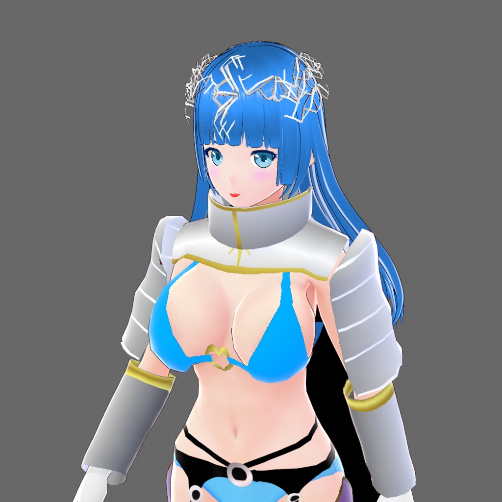 桃香 V3【オリジナル3Dモデル(VRM)+VRoid Studio用衣装カスタムアイテム+Blender用プロジェクトファイルのセット】