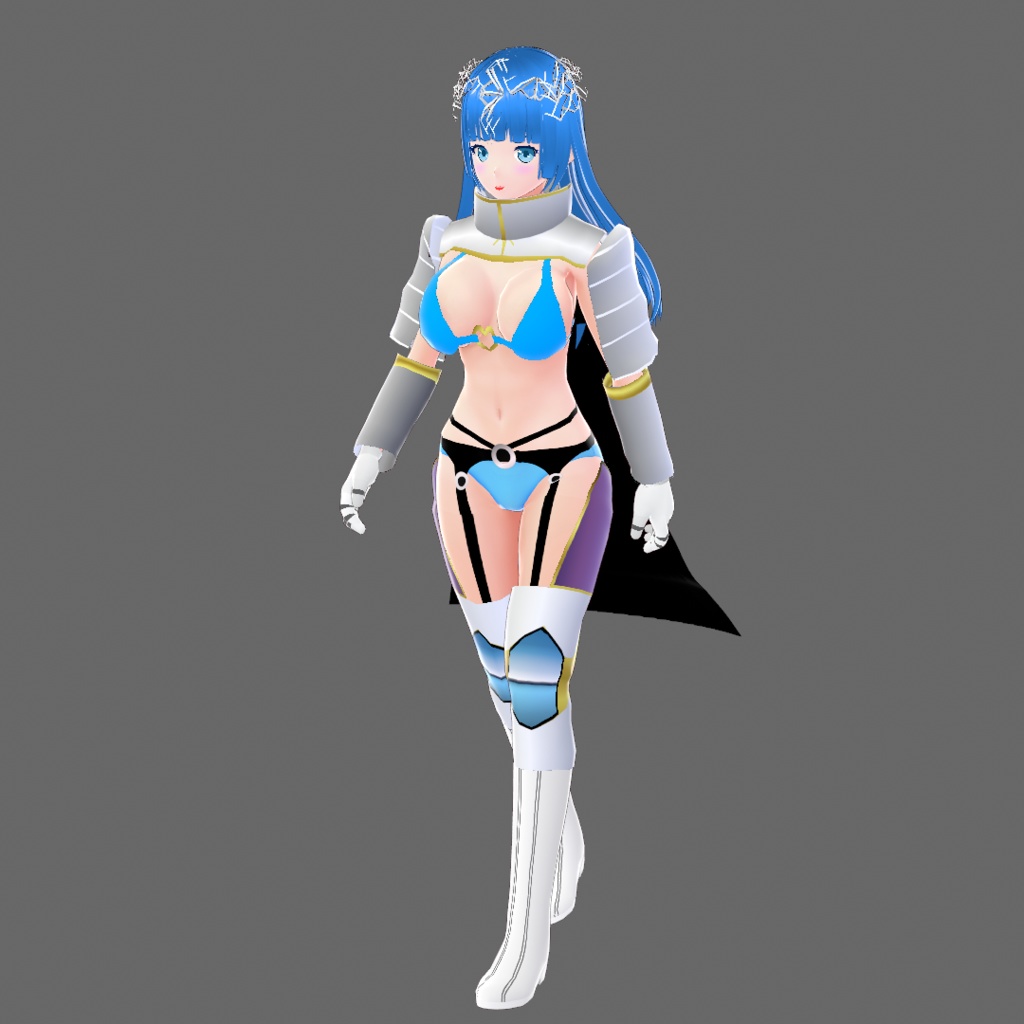 桃香 V3【オリジナル3Dモデル(VRM)+VRoid Studio用衣装カスタムアイテム+Blender用プロジェクトファイルのセット】