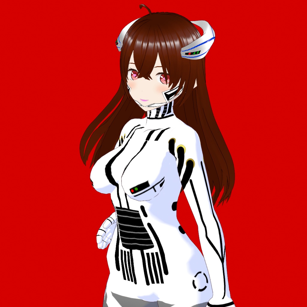 アンドロイドスーツ【VRoid Studio用衣装カスタムアイテム+XWearのセット】