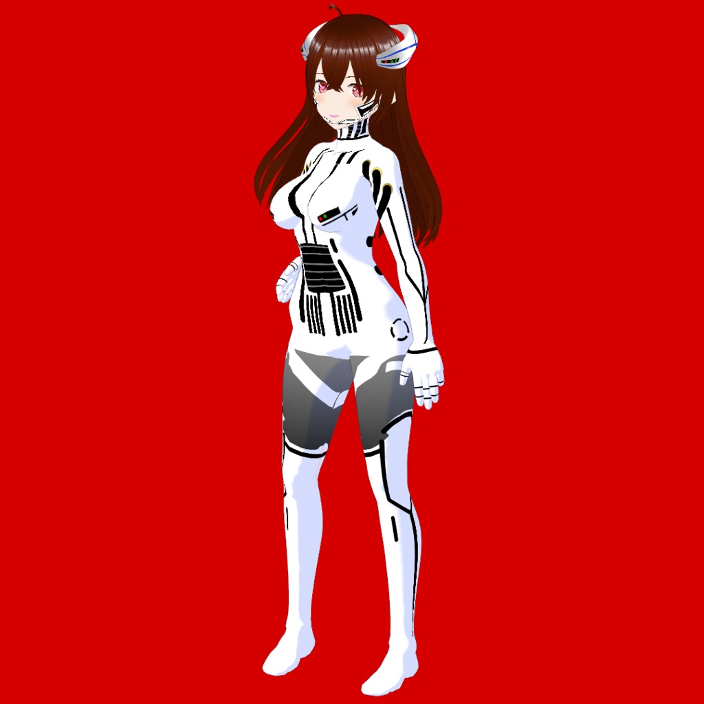 アンドロイドスーツ【VRoid Studio用衣装カスタムアイテム+XWearのセット】