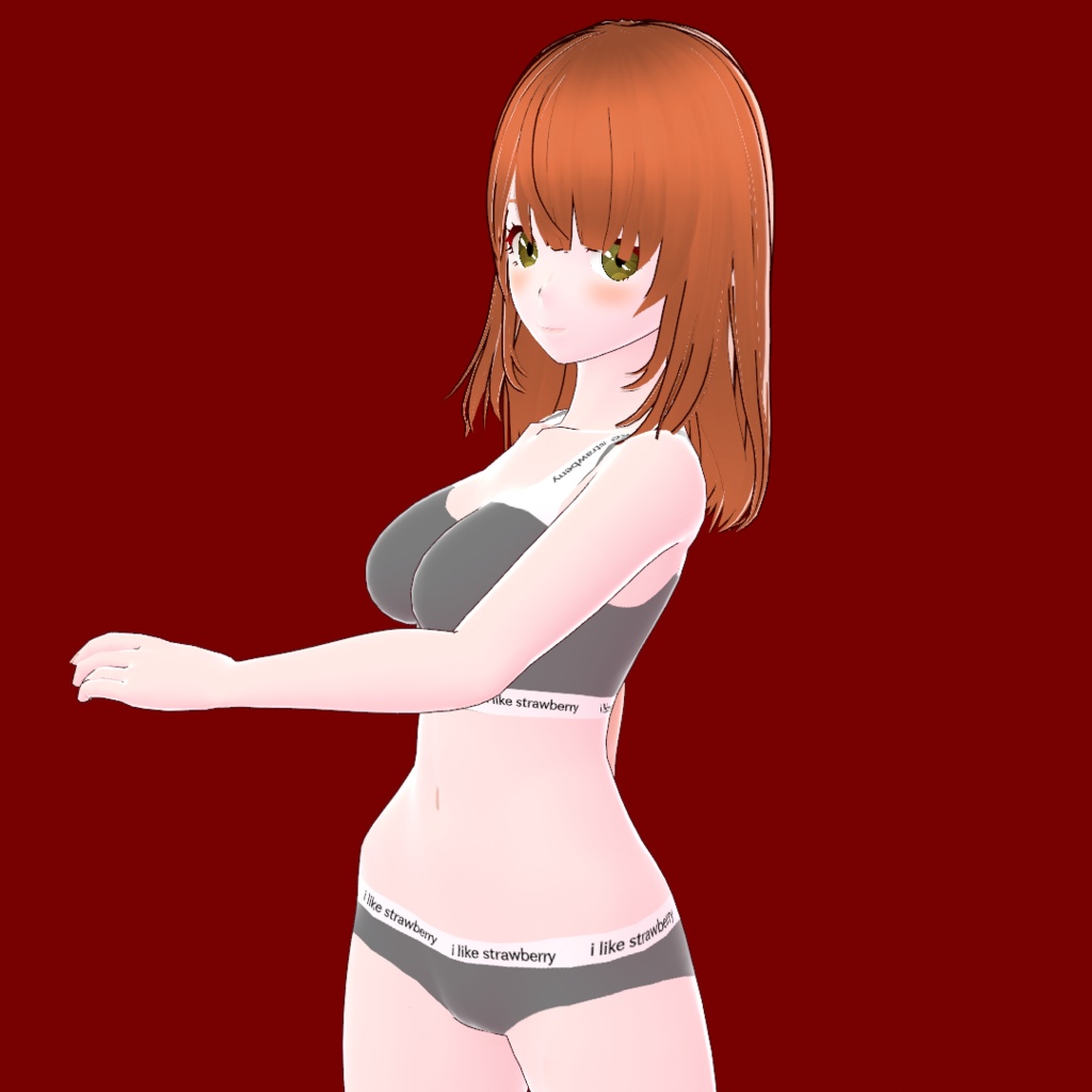 スポーツ系ブラ001【VRoid Studio用衣装カスタムアイテム】