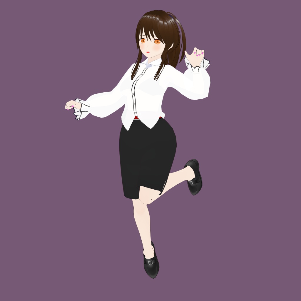 OLコーデ2026a【VRoid Studio用衣装カスタムアイテム】