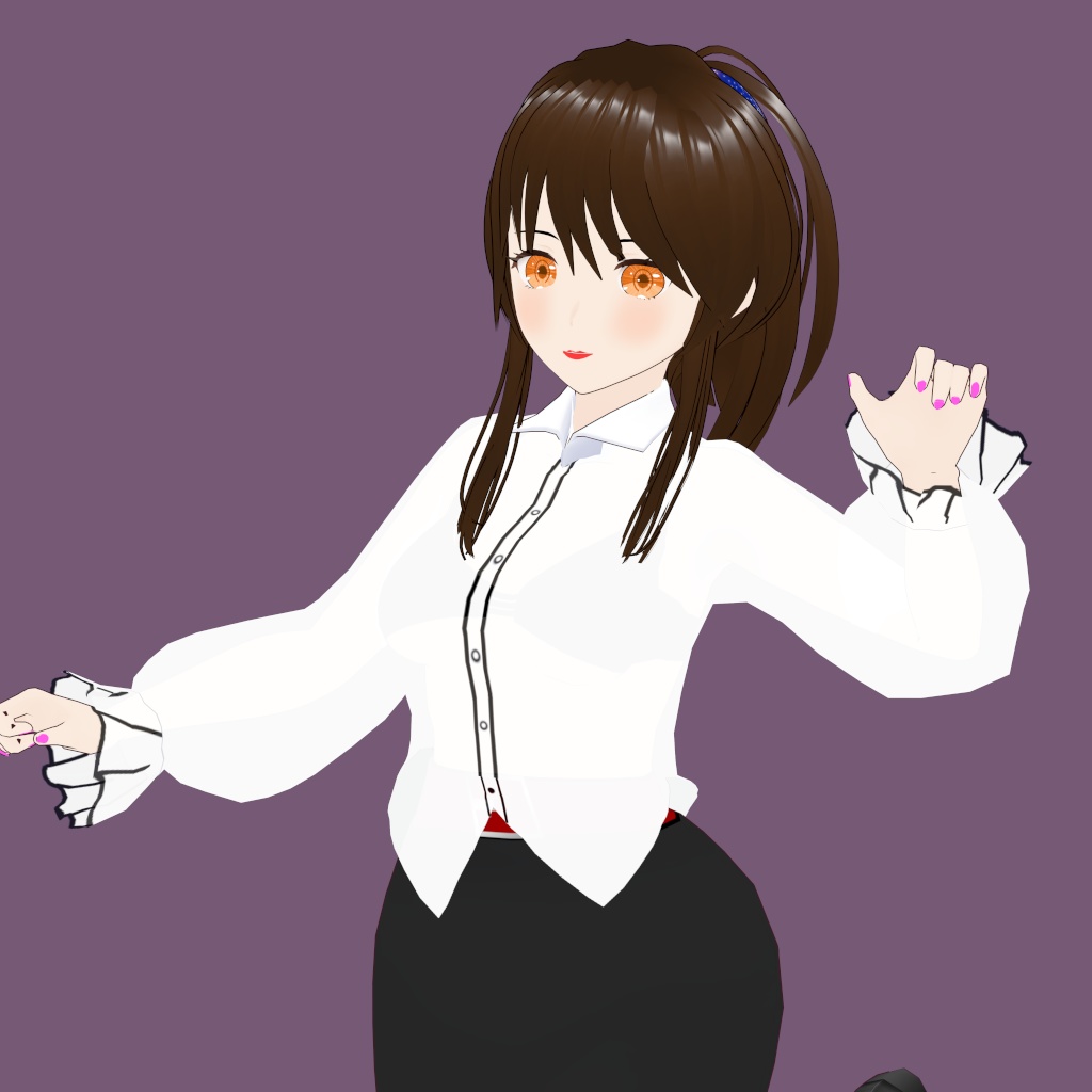 OLコーデ2026a【VRoid Studio用衣装カスタムアイテム】