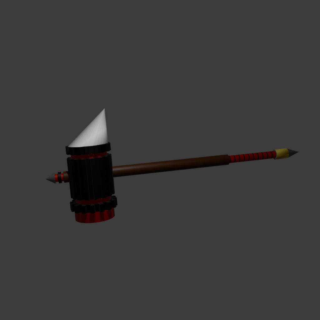 ウォーハンマー【Blender・FBX】