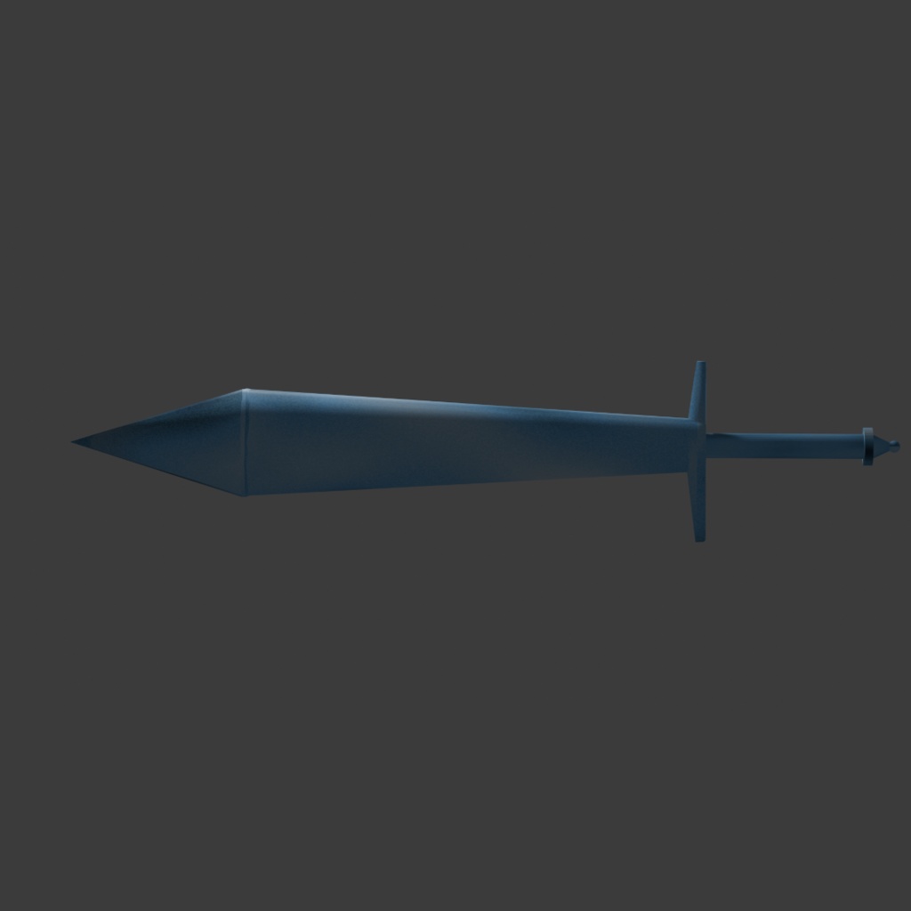 アイスソード【Blender・FBX】