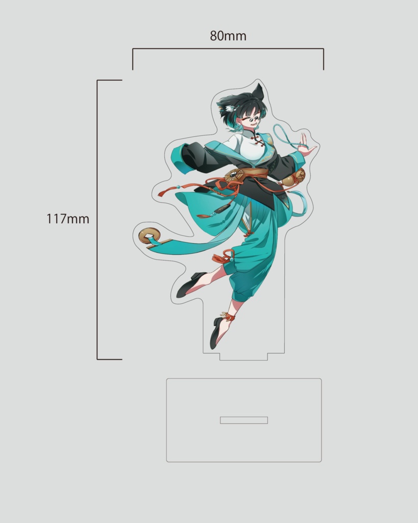 煙屋緑煙 アクリルスタンド(サイズ大)