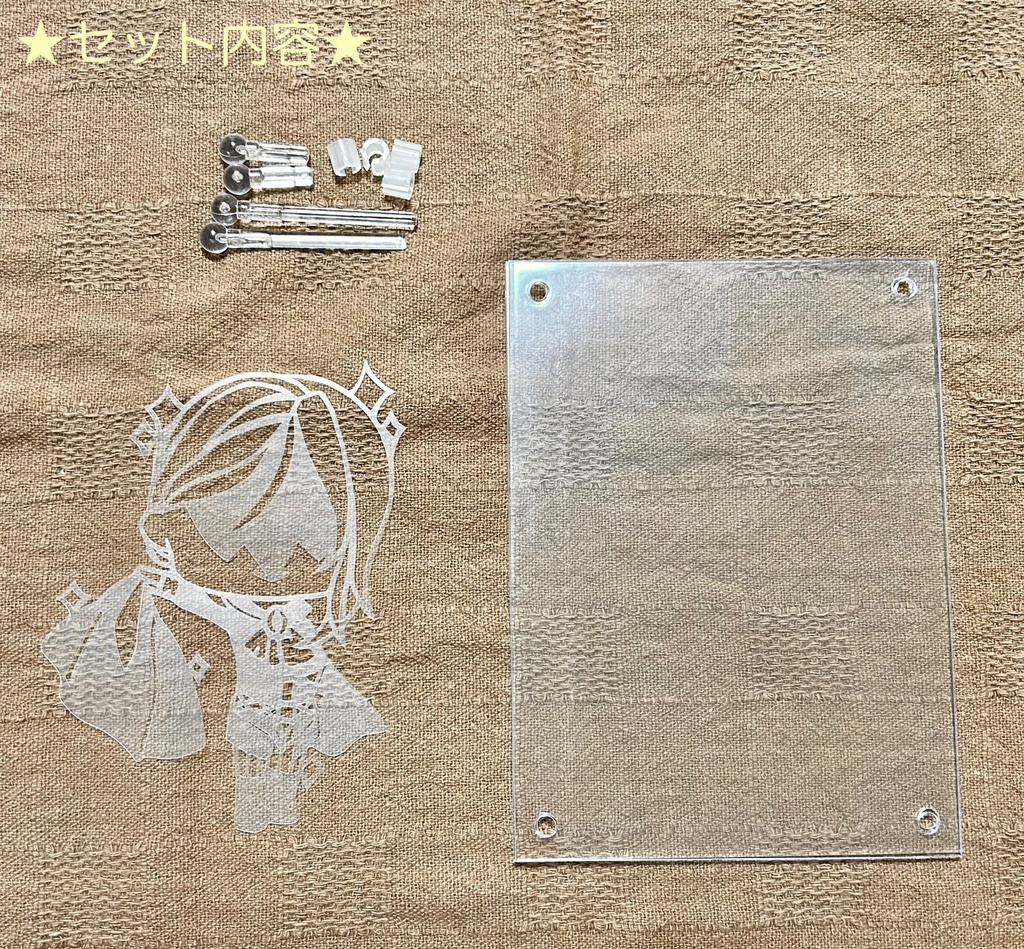 【透明切り絵】レディ