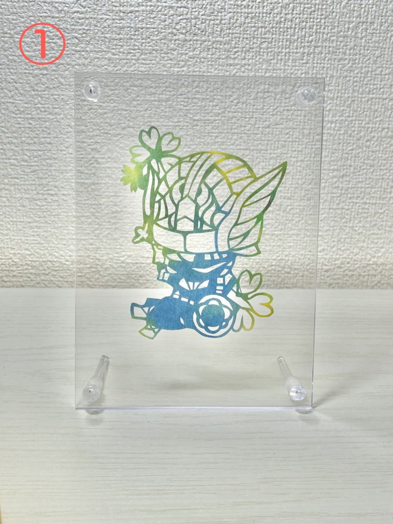 【色彩】切り絵 追跡者