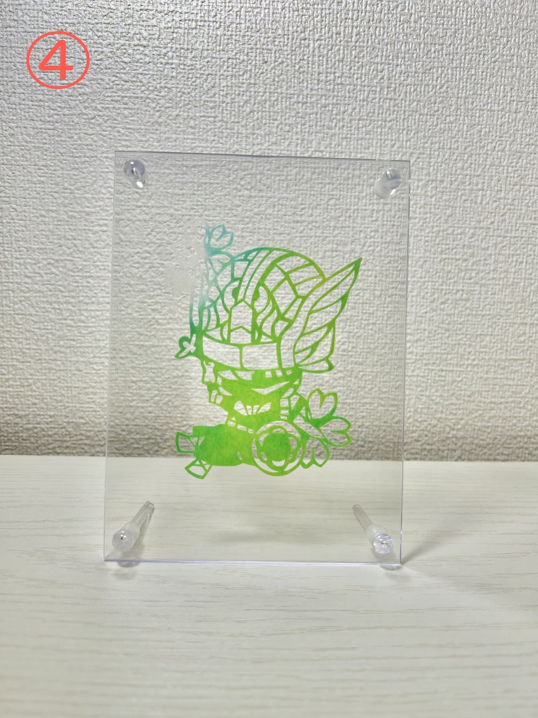 【色彩】切り絵 追跡者