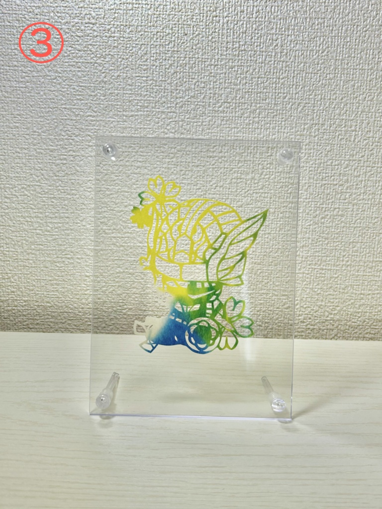 【色彩】切り絵 追跡者