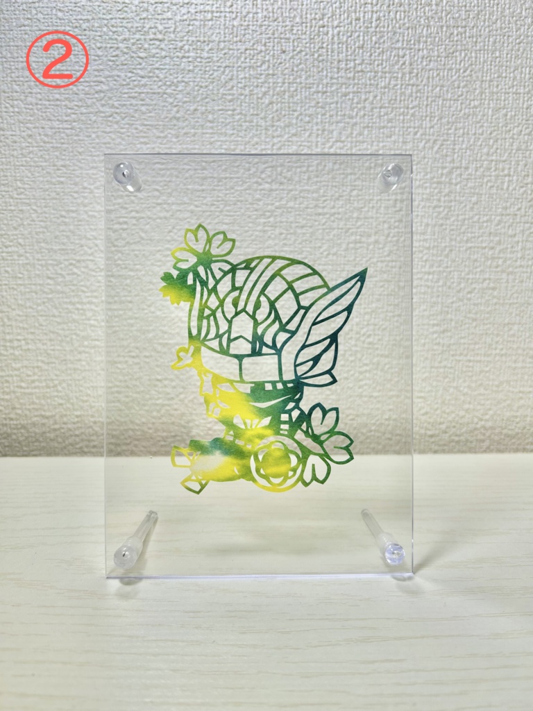 【色彩】切り絵 追跡者