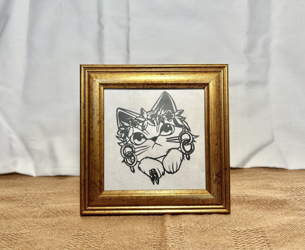 【けもの化】切り絵 復讐者