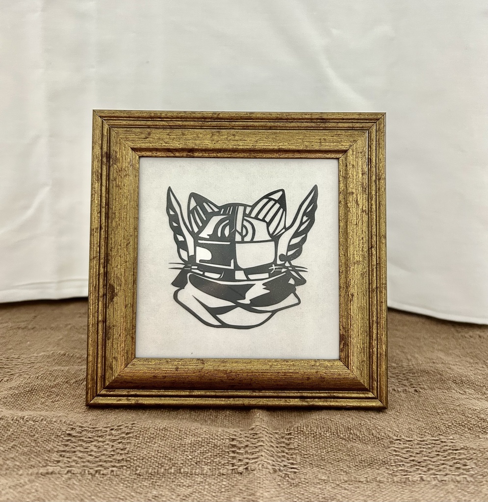 【けもの化】切り絵 追跡者