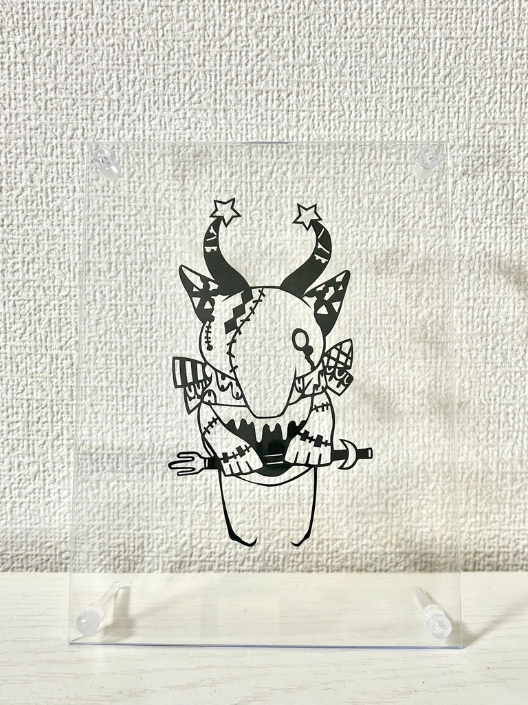 【人外】夢喰いばくフルム 切り絵